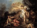 El combate de Marte y Minerva Neoclasicismo Jacques Louis David